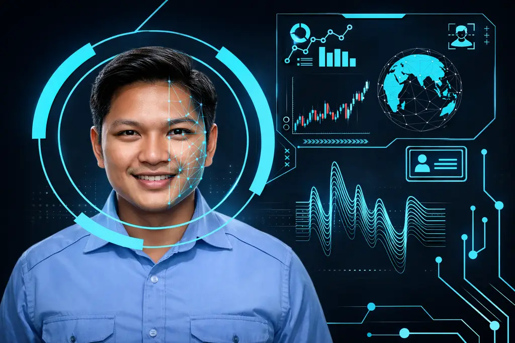 Illustration Technology Biometric Indonesia